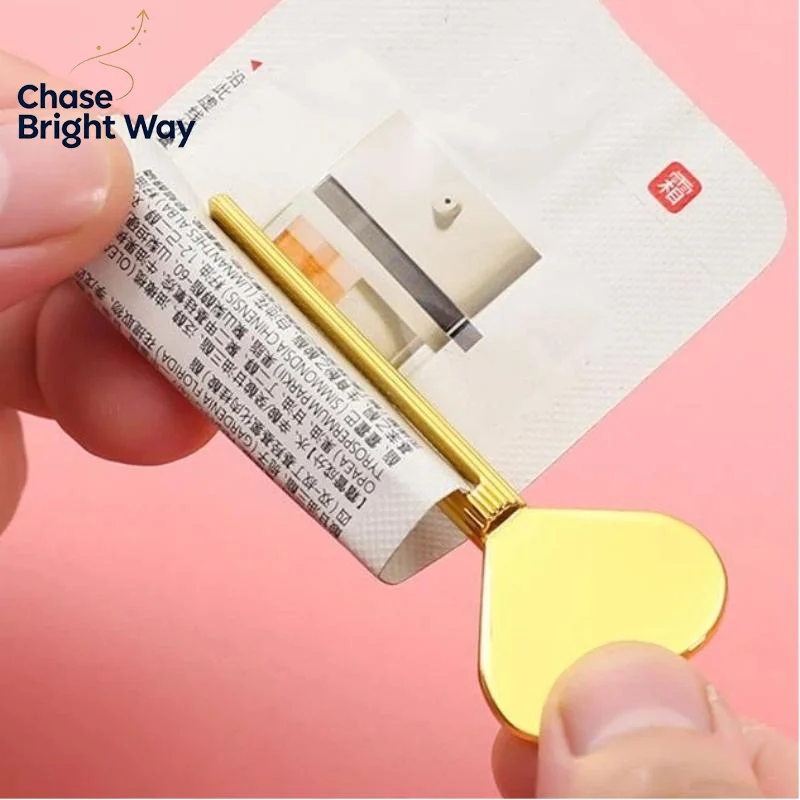 Manual Rotating Metal Toothpaste Squeezer User Friendly 1Pc Tube Press Clamp for Daily Use Cosmetic Cream Tubes