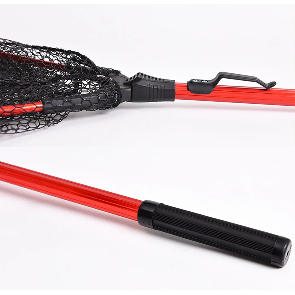 

Triangle Aluminum Alloy Foldable Fish Landing Net Mini Collapsible Quick Dry Nylon Mesh for Fly River Lake Fishing