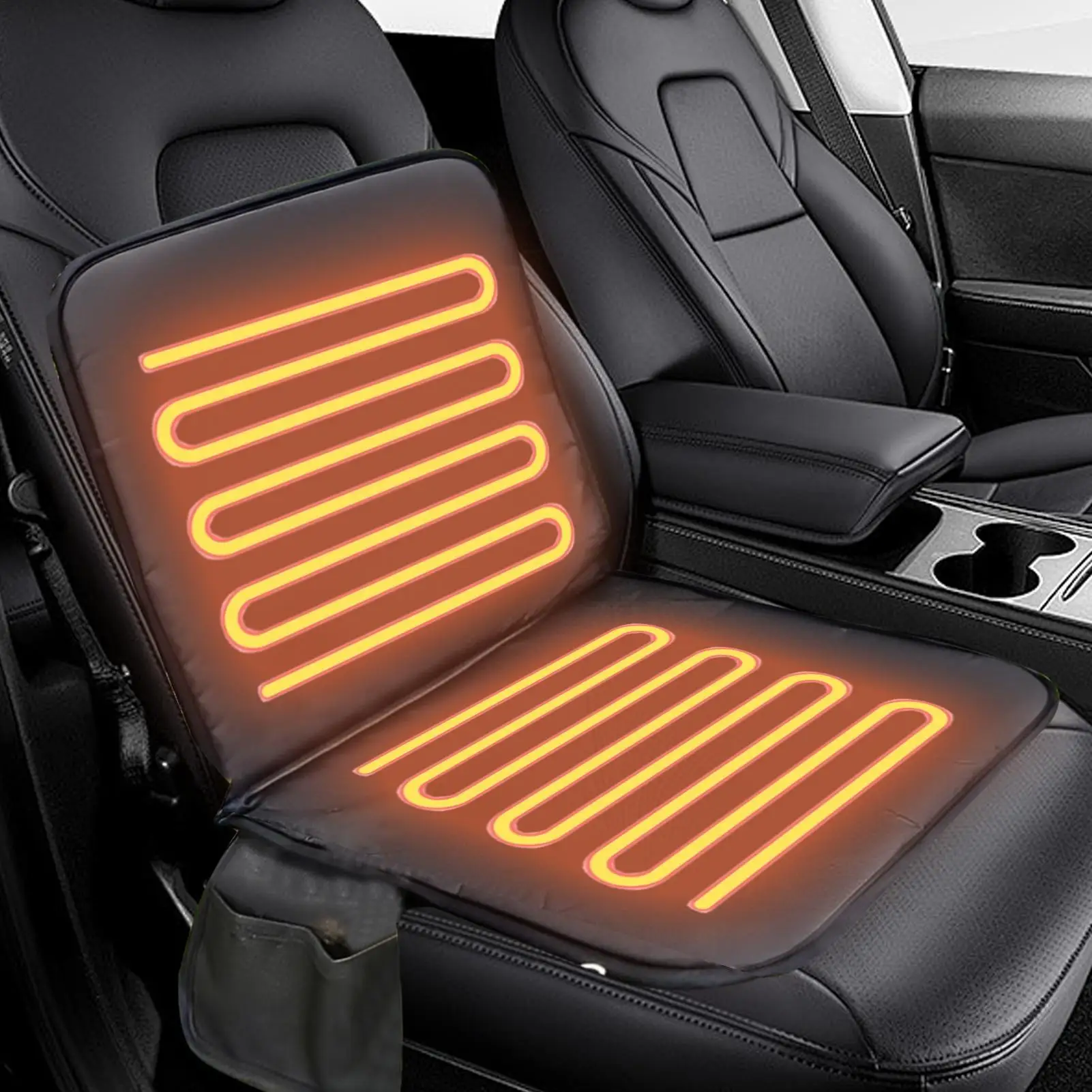 

USB Heated Seat Cushion, 3-Temperature Portable Warmer for Home Office Dorm Camping & Long Sitting in Cold Weather