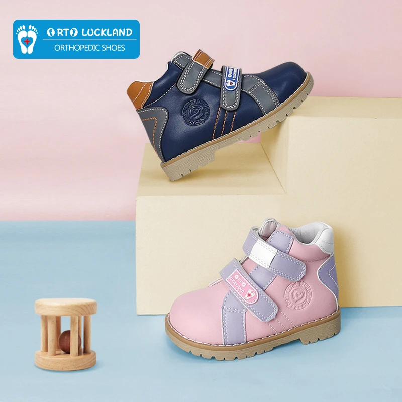 Ortolucland – bottes orthopédiques pour bébés filles, chaussures de course décontractées pour enfants garçons, printemps-automne avec semelle intérieure orthopédique