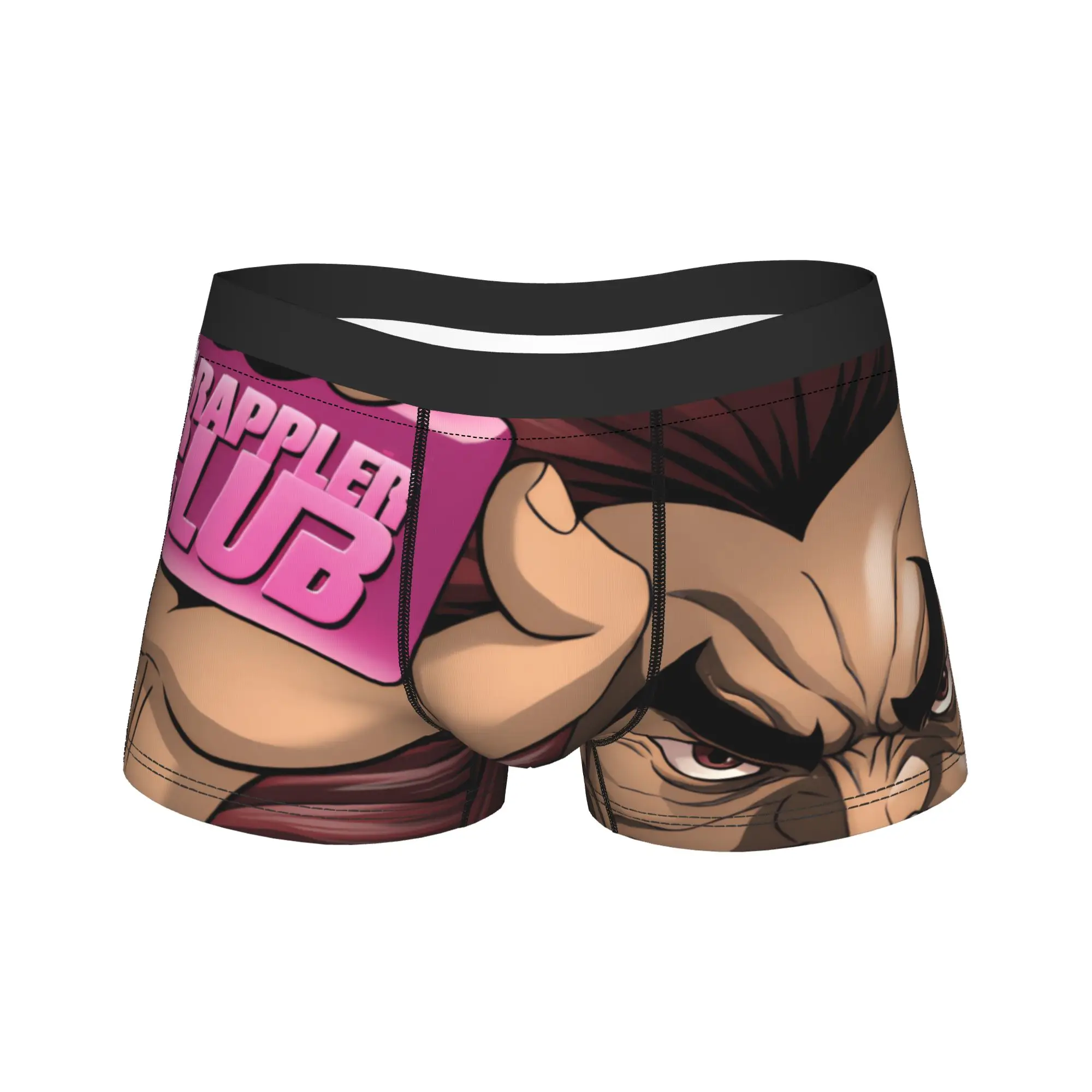 

Мужские трусы-боксеры Hanma Baki Fighting Comic: Мягкие, модные, с индивидуальным дизайном, с кармашком, большие размеры