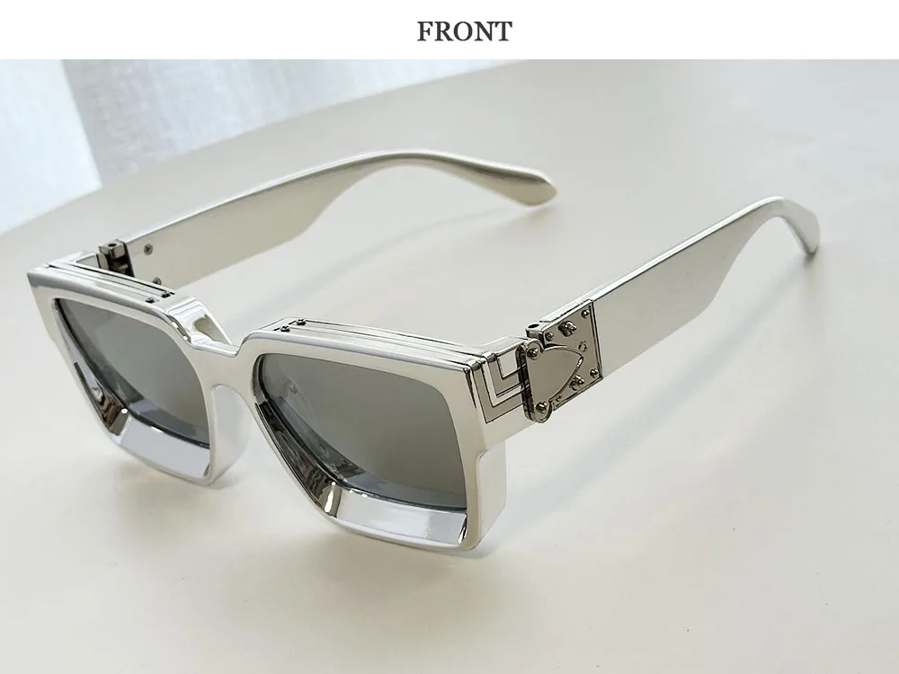 2026 Retro Quadrat Sonnenbrille Männer Vintage Millionär Sonnenbrille Frauen Trendy Urlaub Luxus Mode Gläser Gafas De Sol Hombre – Detail 26