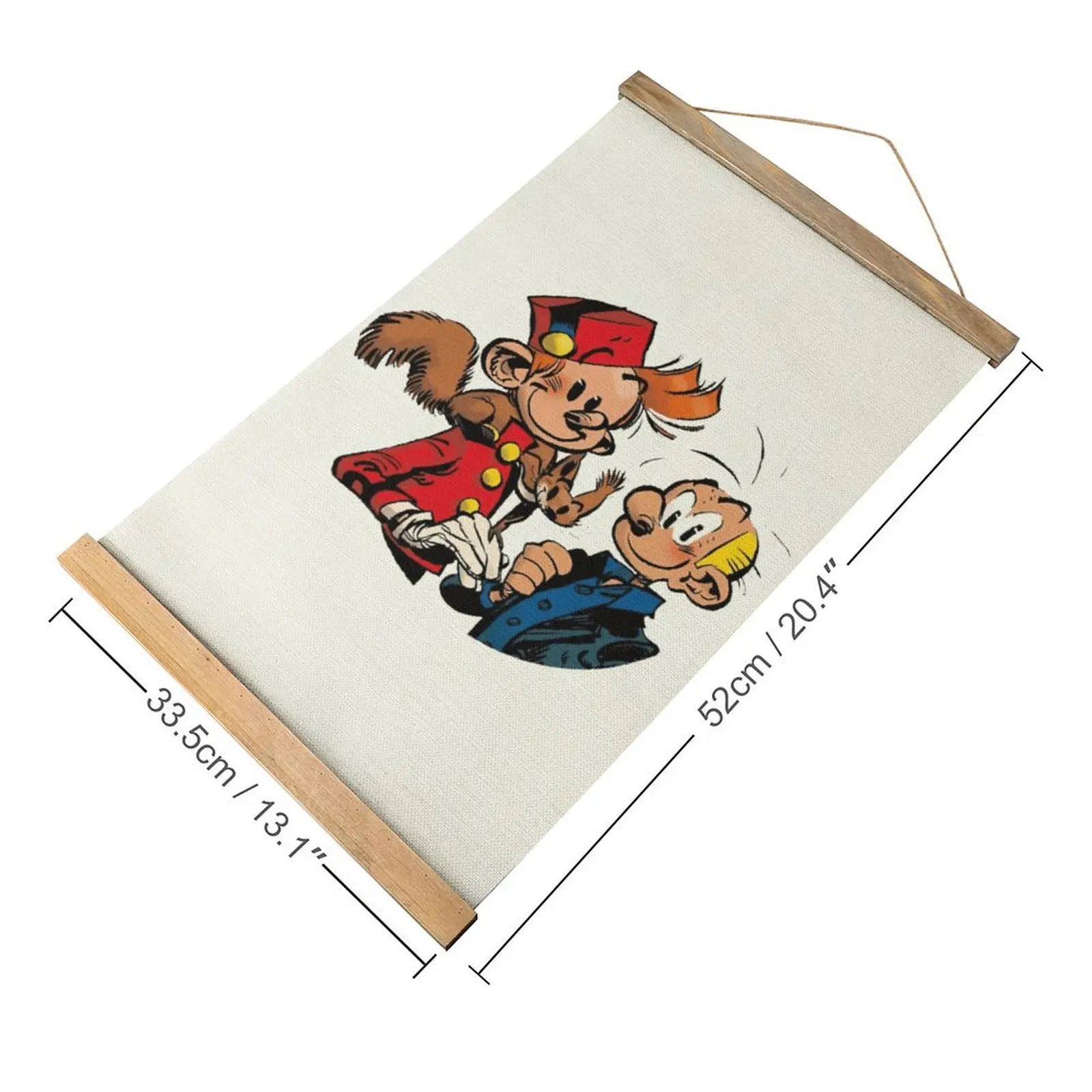 Novelty Les Aventures De Spirou Essential Essential Canvas Hanging Picture Craft Decoration Joke Living Room   Mural Style Decor