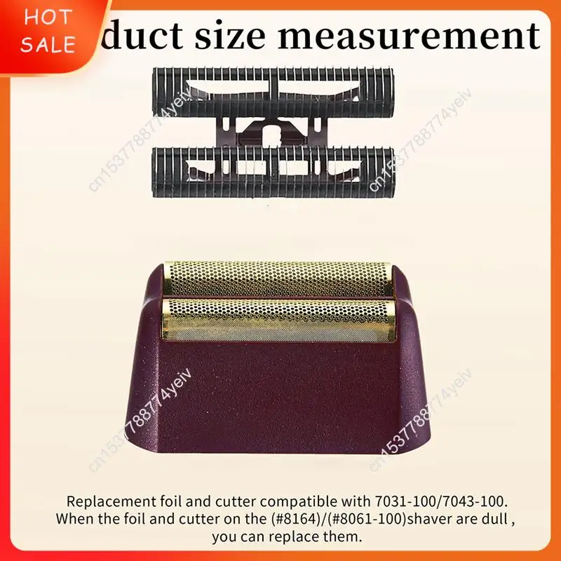 Acessórios de ferramenta de tosquiadeira elétrica de substituição para wahl7031-100 navalha barbeiro empurrar acessórios a62x