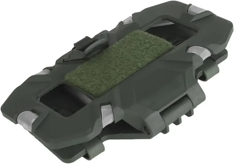 Molle-Handytrage der NEUEN Generation, klappbare Halterung mit schnellem Zugang, taktische Weste-Brusthalterung, Airsoft-Schutttrage – Detail 5