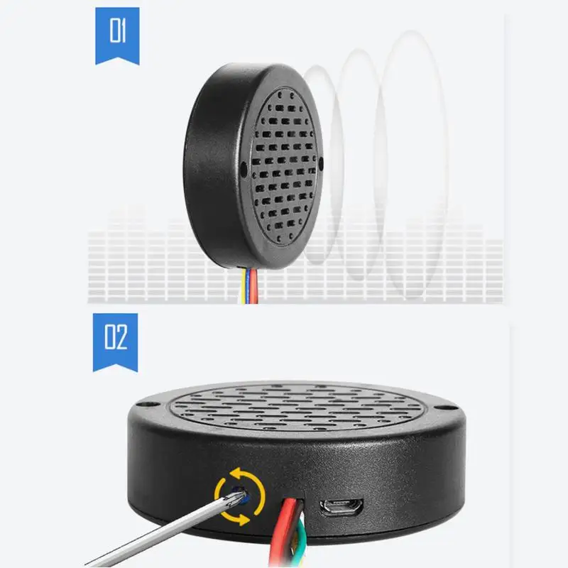 12-24V Car Start Voice Reminder Custom 4-channel Trigger Speaker Prompter Sound Alarm Reverse Siren Buzzer Alarm Horn Beep Truck