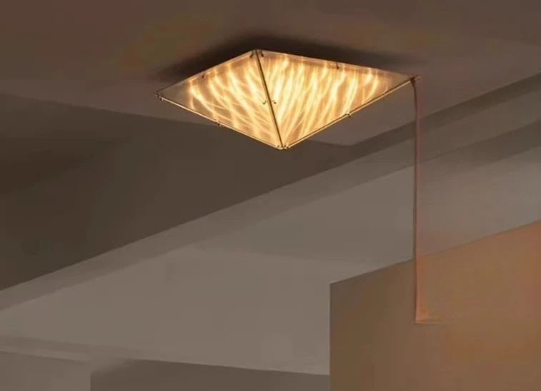 

Living room ceiling lamp Modern minimalist designer staircase model room Bedroom study glass Chen Xingyu ceiling lamp