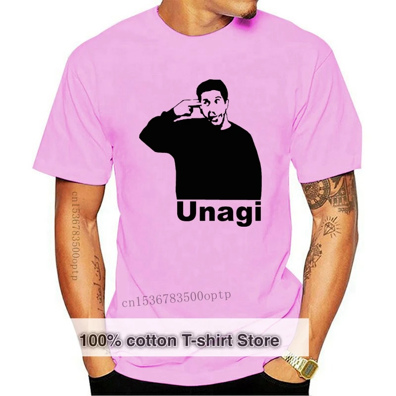 New Friends Unagi T-Shirt Funny Ross Top Tee Joke Present Gift Mens 2024 Unisex Funny Tops Tee Shirt