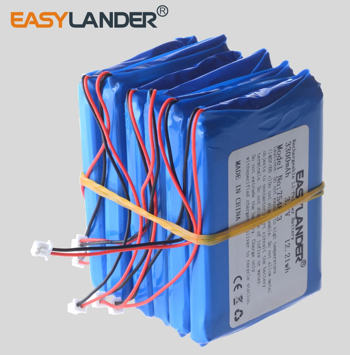 JST1.25 2P 754663 3300mAh 3.7V Rechargeable Li Polymer Lithium Battery Use For Ambernik RG35XX Plus Game Console