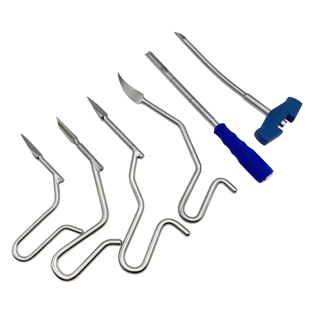 Stainless Steel Pet Orthopedic Instrument Femur Tibia Intramedullary Nail Hollow Punch Cone Guide Wire Tool