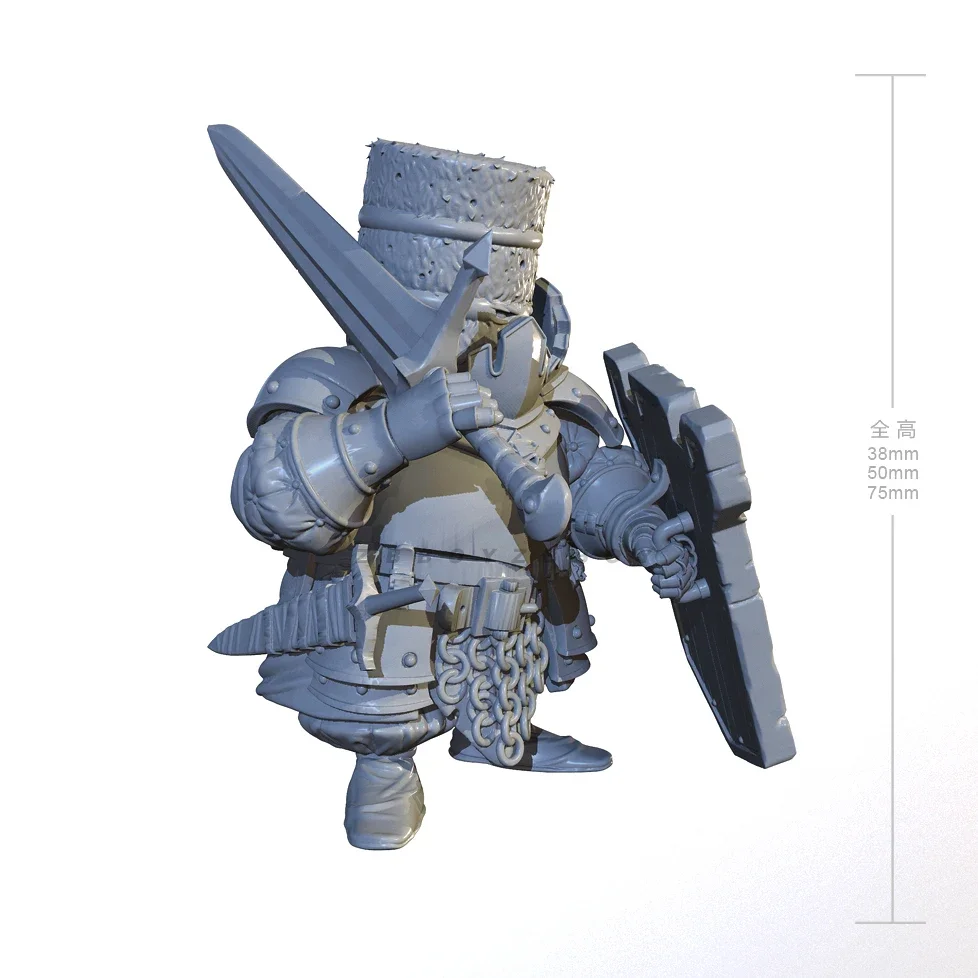 38mm 50mm 75mm Resin model kits figure colorless and self-assembled 3D Printing  TD-6738/3D