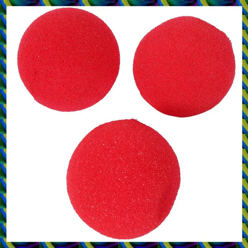 Setiap Hari 50 Buah Hidung Badut Spons Bola Merah Menggemaskan untuk Dekorasi Pesta Pernikahan Gaun Ajaib Kostum Halloween Natal