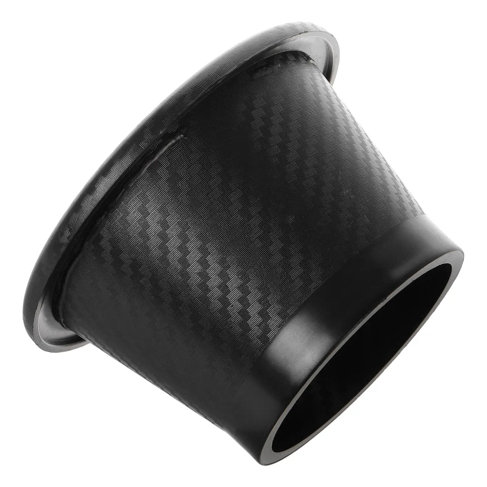 

Car Air Intake Pipe Hoods Vent Trim Engine Cover Square Mouth Black Decorations Universal Plastic High Flow