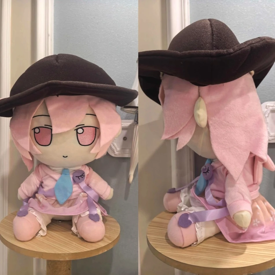

Komeiji Koishi Touhou Project Fumo Косплэй плюшевая милая сидячая поза кукла одеваются игрушки 40 см подушка рождественский подарок
