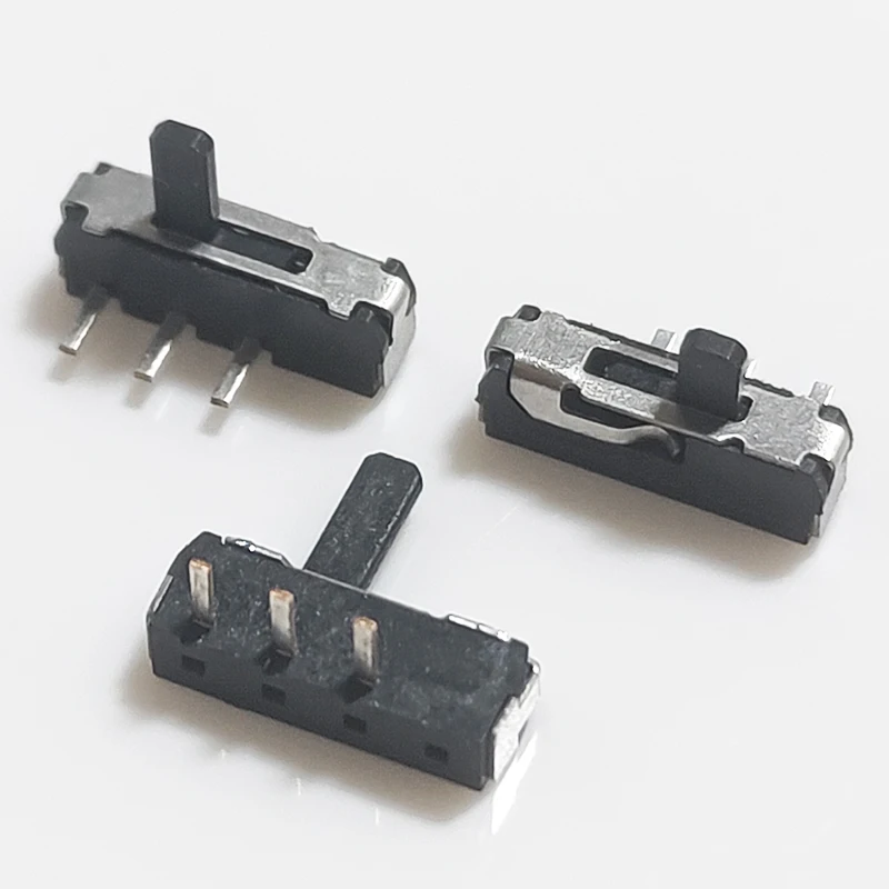 20PCS High Quality Interruptor MSK-03E H=2MM/3MM/4MM Micro Slide Switch 3Pin THT 1P2T PCB Mount Toggle Switch Handle