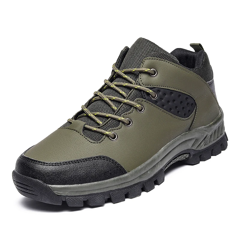 

Men's Tactical Boots Desert Waterproof Work Safety Boots Climbing Sport Shoes Outdoor Hiking Combat Boots