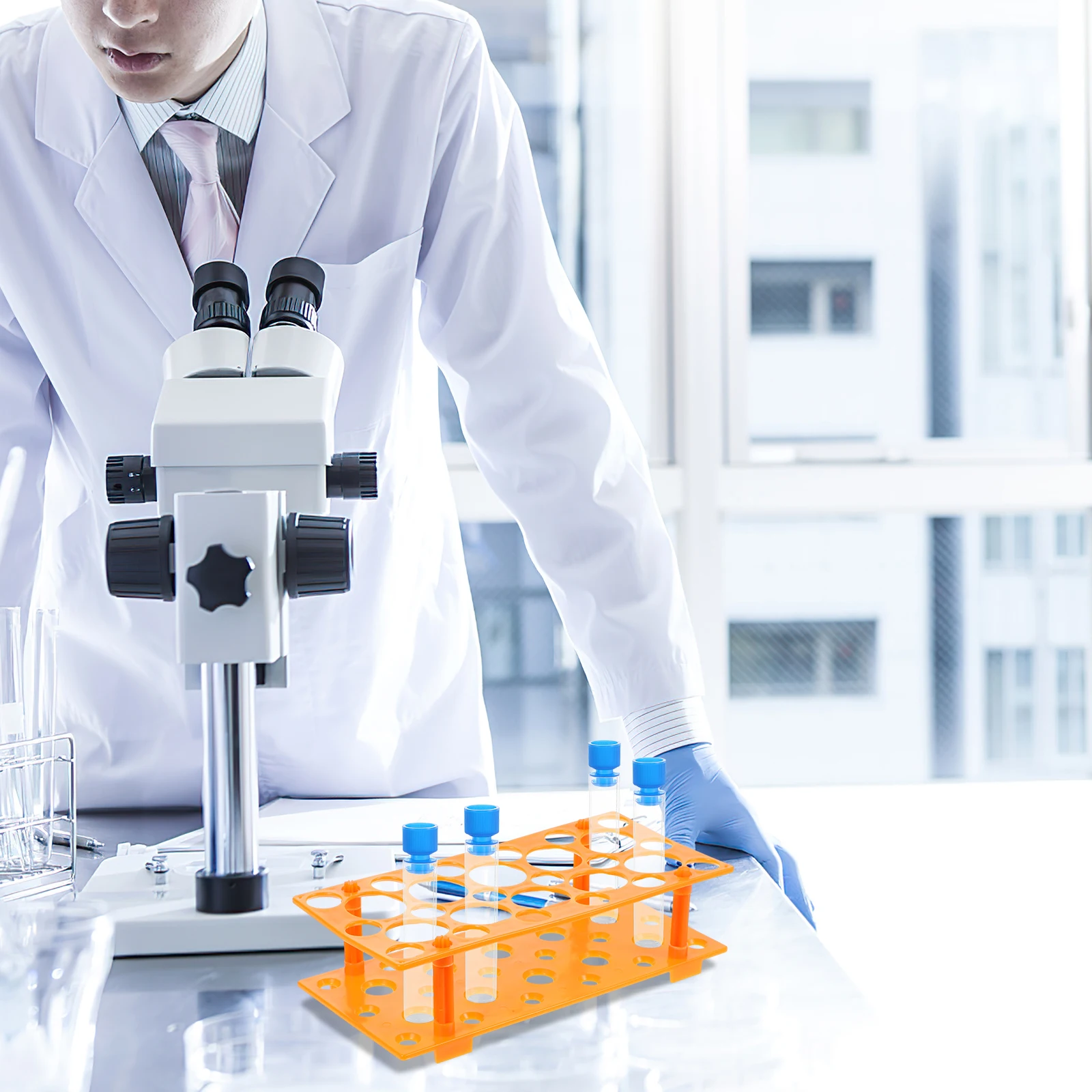 

26 Hole Rack 12x30mm 14x16 3mm Test Tube Holder Organizer Storage Display Sampling Tubes Rack Laboratory