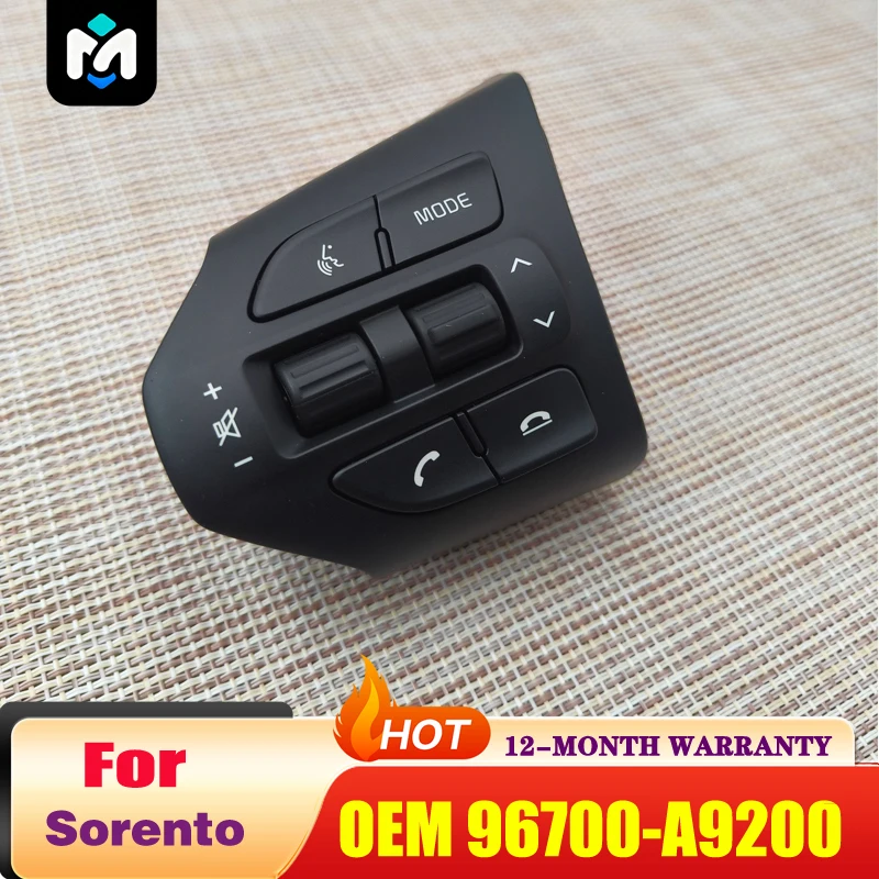 For KI-A Sorento 15-20 steering wheel buttons multimedia control module track volume adjustment button OEM 96700-A9200AS