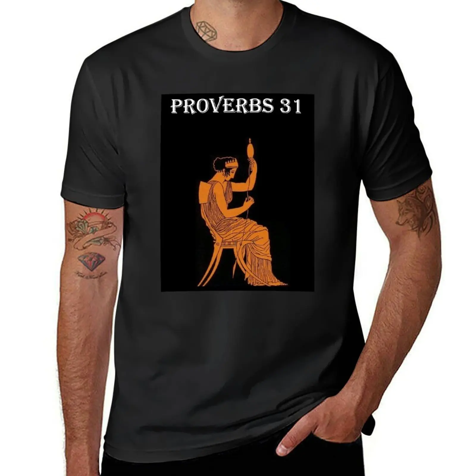 Proverbs 31 - Penelope T-Shirt summer top summer tops mens graphic t-shirts anime