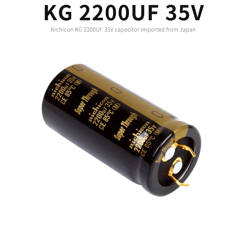 2pcs Import 2200UF 35V KG Super Penetration Electrolytic Capacitors