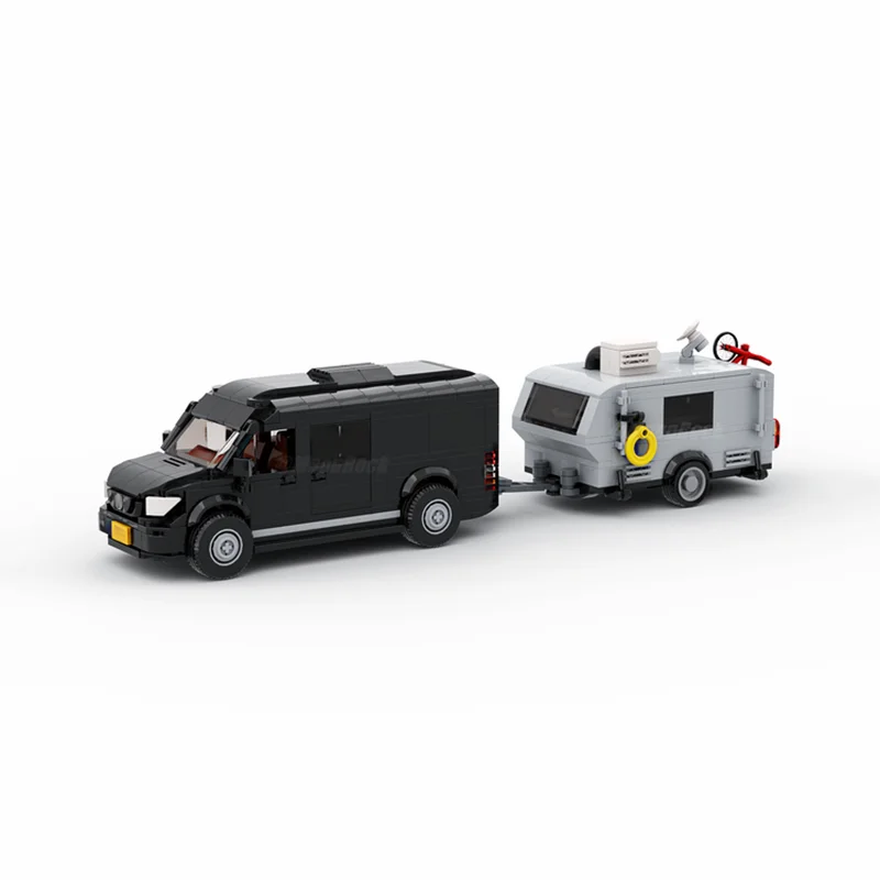 City Car Sprinter 2021 MOC RV Vehicle Bricks Toys M-B Models Mould King DIY Creative Garage Building Blocks Giocattoli Educativi