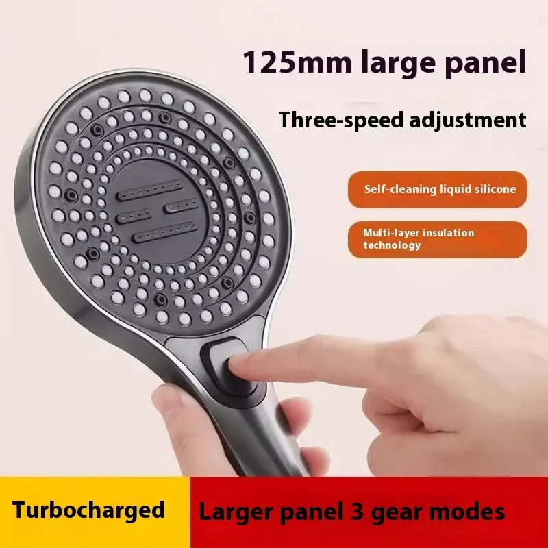 

High-Pressure Shower Head Set | Large Rainfall Bath Showerhead | Universal for Home Water Heaters | Complete Bathing Fixtures