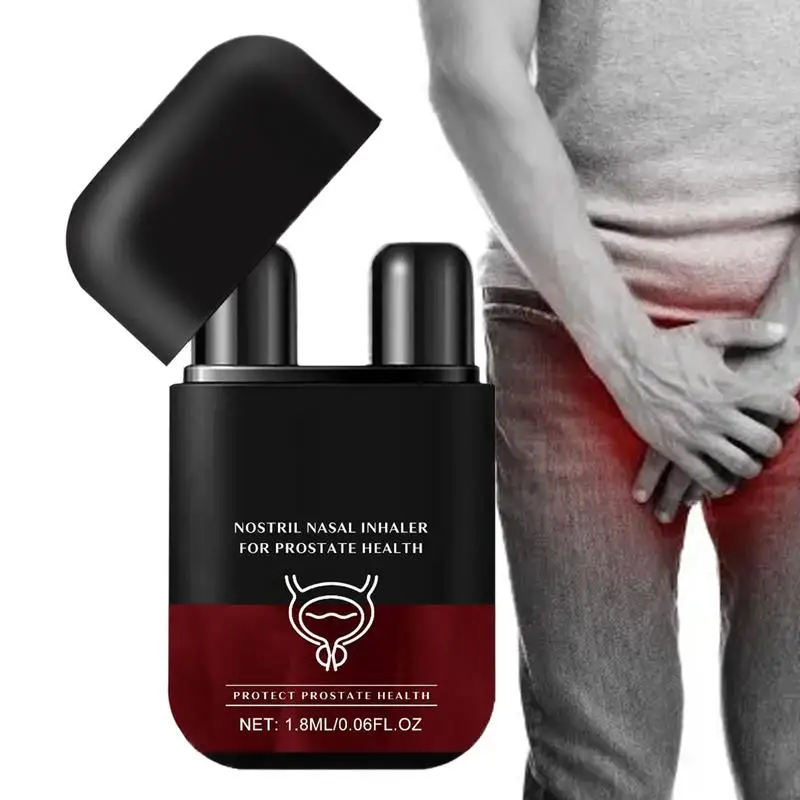 

Prostate Wellness Nasal Inhaler 1.8mL Nose Prostate Care Sticks For Breathing Double-Function Health Care Small Cleaning Inhaler
