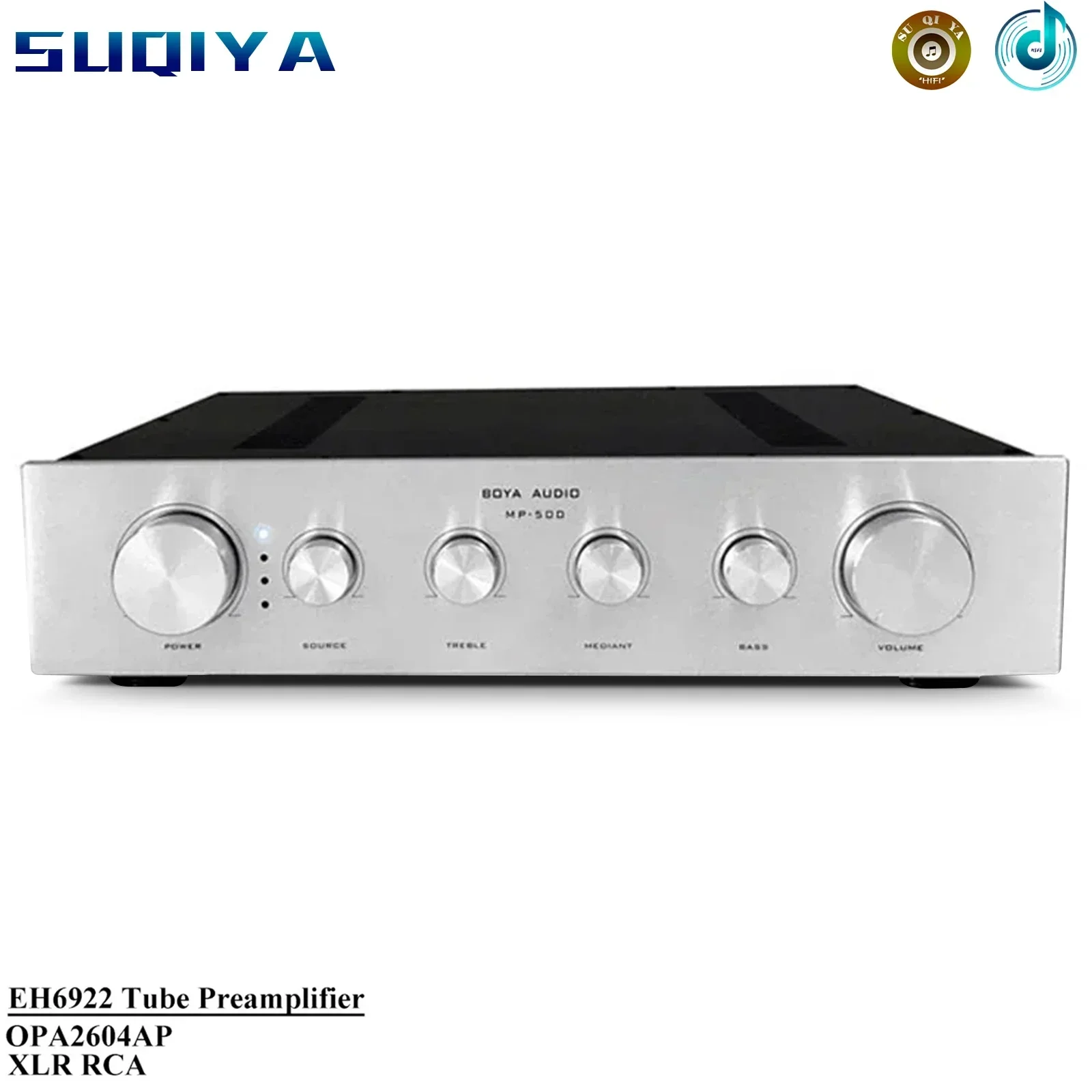 EH 6922 Vacuum Tube Preamplifier with Tone Balance XLR Beautiful Sound OPA2604AP HIFI Audio Amplifier