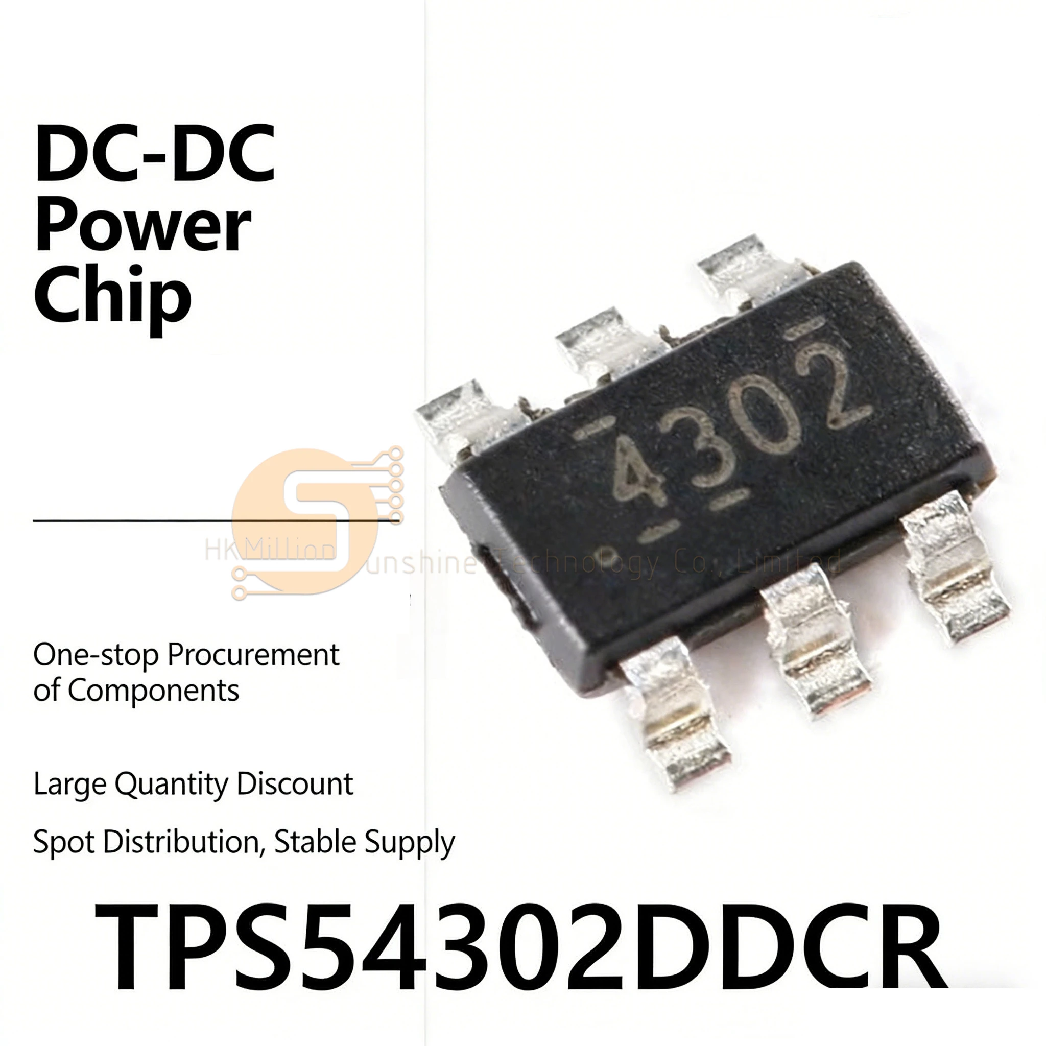 10pcs/20pcs TPS54302DDCR TPS54302 SOT-23-6 Synchronous Step-Down Converter Buck Converter IC Chip