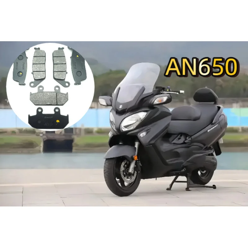 

Motorcycle Front Rear Brake Pads For SUZUKI AN650 Burgman/Skywave 650 2002-2019 AN650A Burgman/Skywave 650 2004-2012 AN 650 650A