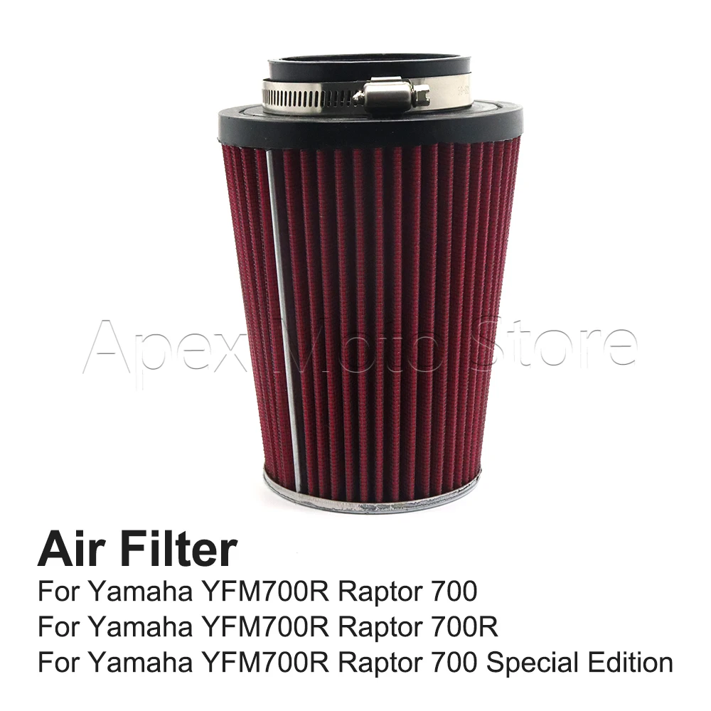 

Motorcycle High Flow Air Filter Intake Cleaner For Yamaha YFM700R Raptor 700 Special Edition YFM 700R Raptor 700R 2006-2018