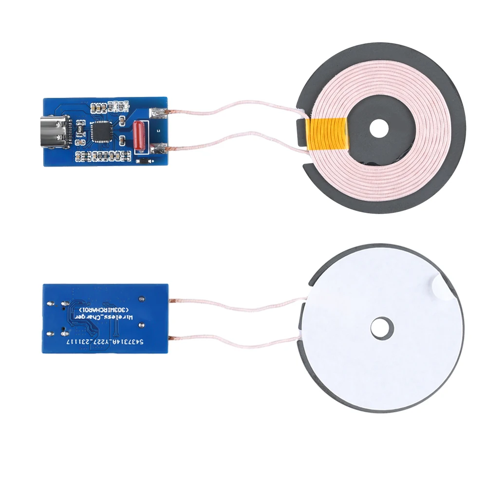 5W 10W 15W IP6826 Wireless Charger Module High Power Universal Quick Charge PCBA DIY Power Supply Charging Type-C Interface