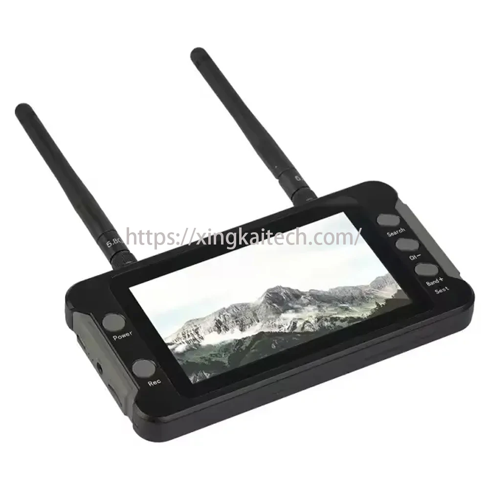 

5.8G FPV Monitor with DVR 40CH 4.3 Inch 800*480 LCD Display 16:9 NTSC/PAL Auto Search Video Recording RC FPV Drone Accessories