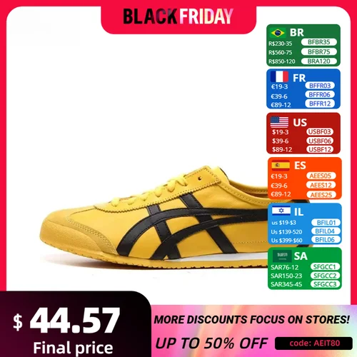 Asics Onitsuka Tiger 남녀공용 슬립온 러닝화, 가볍고 통기성 운동화, 멕시코 66 Best5 Asics Onitsuka Tiger 남녀공용 슬립온 러닝화, 가볍고 통기성 운동화, 멕시코 66 Best5