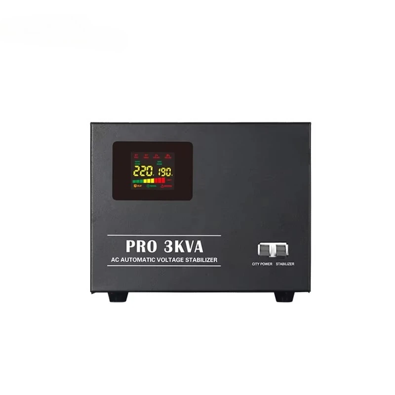 3000VA AC 220V single-phase automatic servo power supply regulator 3Kw input 150-250V household voltage regulator