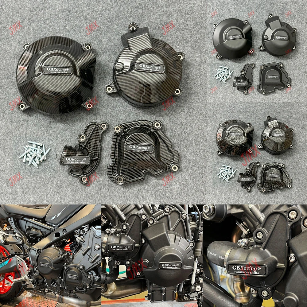 

Защитный кожух двигателя GB Racing для мотоциклов YAMAHA MT09 TRACER GT 2021-2025: защита картера и рамы, защита сцепления и импульсного механизма
