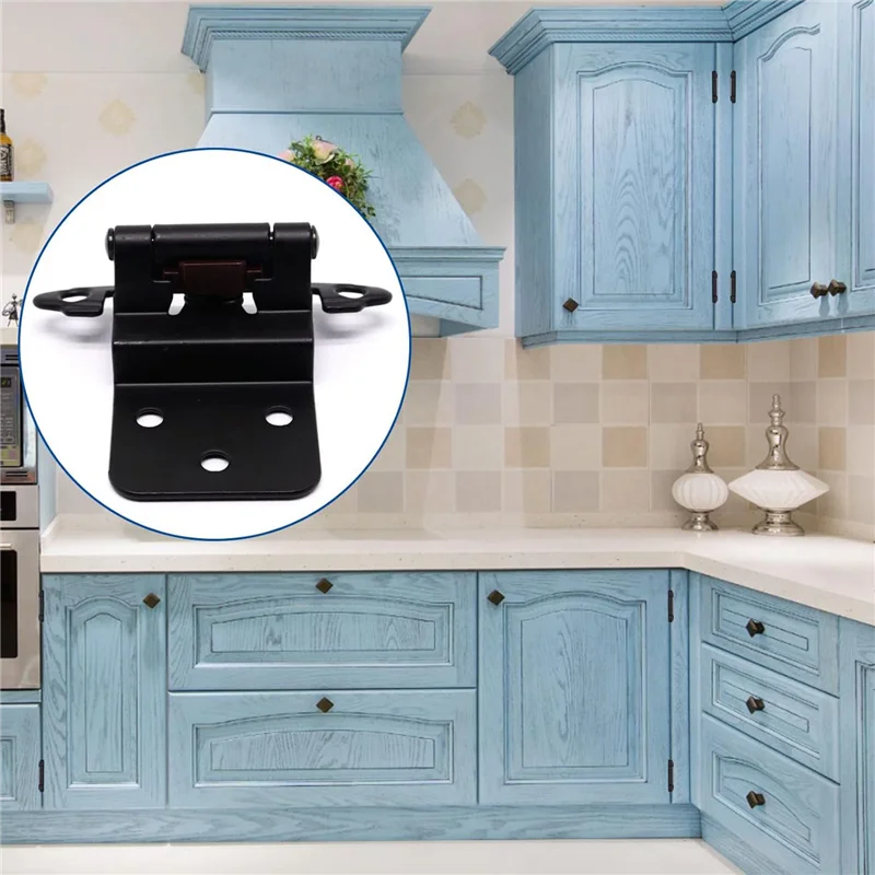 

A59Z-8 шт. 3/8-дюймовые дверные петли, самозакрывающиеся петли для скрытого монтажа, черные петли для шкафа из холоднокатаной стали