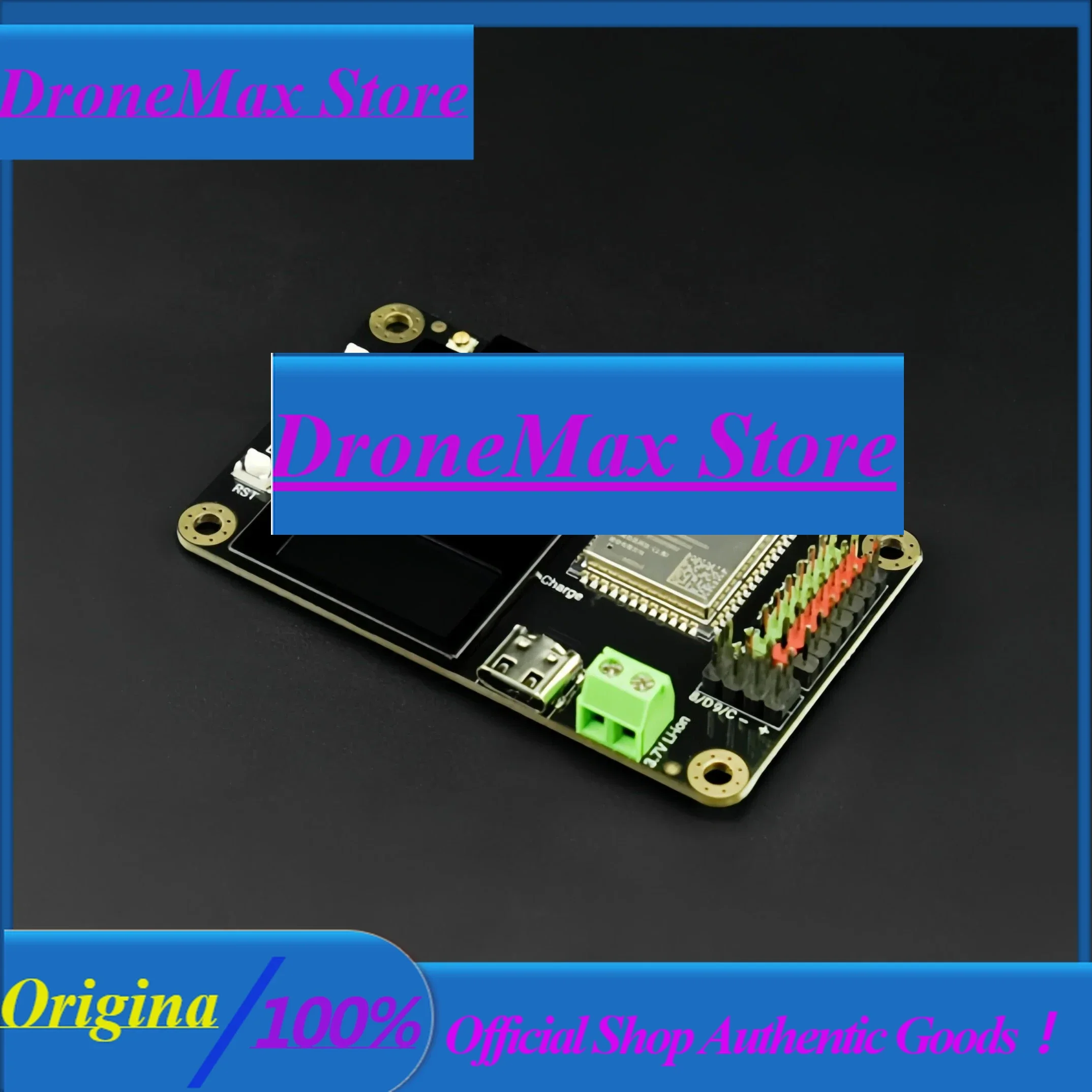 DroMaLoRaWAN ESP32-S3 Dev Board With 0.96 LCD, Meshtastic, HomeAssistant, I2C, Li‑ion Charger For IoT