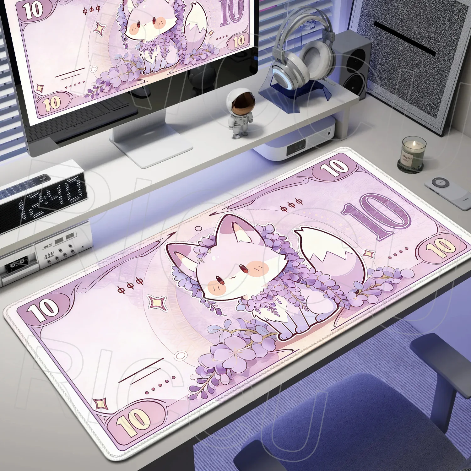 

HD Printing Cute Cartoon animal banknote Mouse Pad Large Computer Office Game Table Mats XXL Rubber Non-slip Keyboard Desk Mat