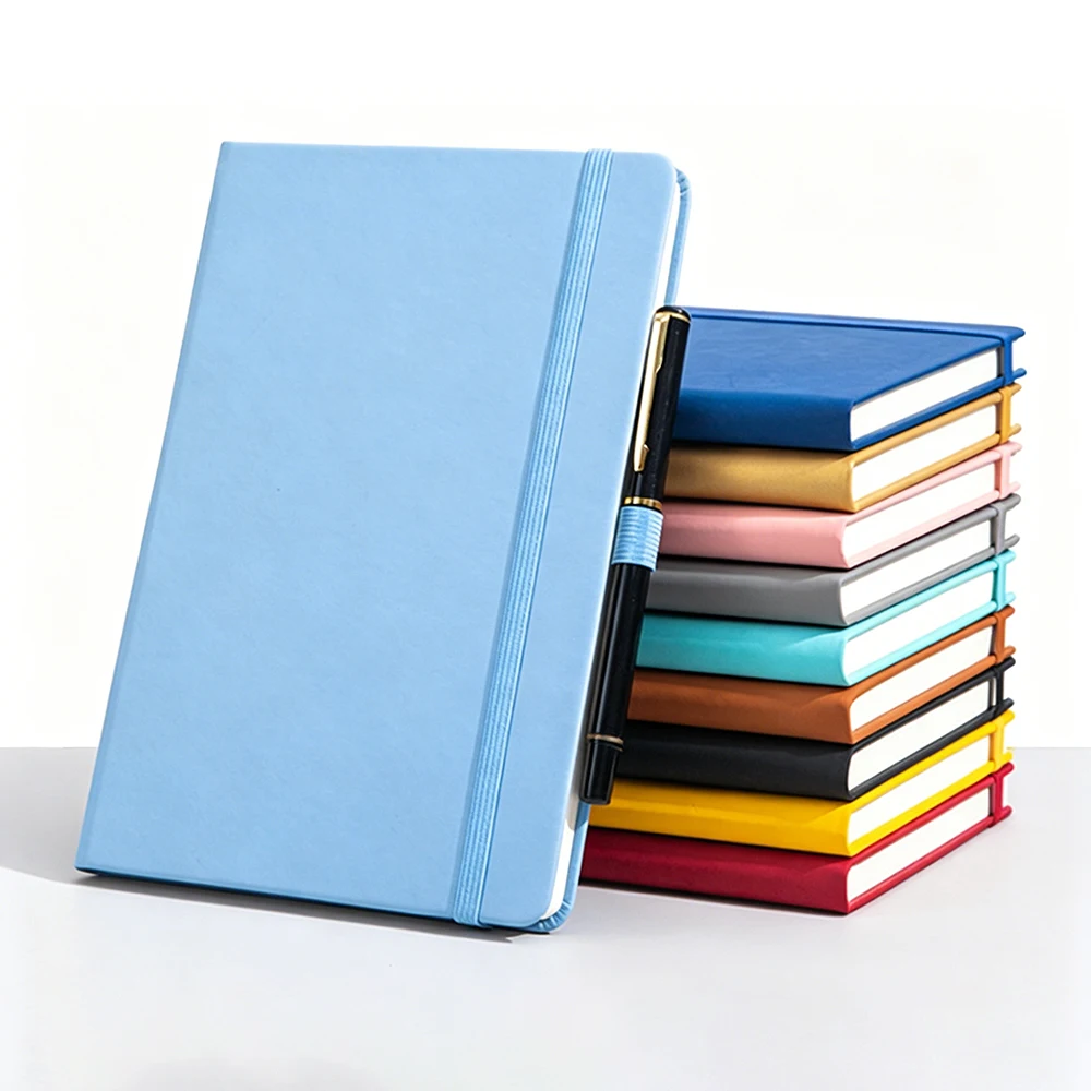 caderno-a5-de-couro-pu-com-capa-dura-papel-grosso-200-paginas-elastico-duravel-material-escolar-e-de-escritorio
