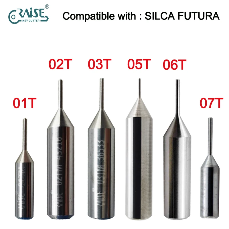 RAISE Tracer Point 01T 02T 03T 05T 06T 07T Kompatibel mit der SILCA FUTURA Schlüsselkopiermaschine – Detail 1