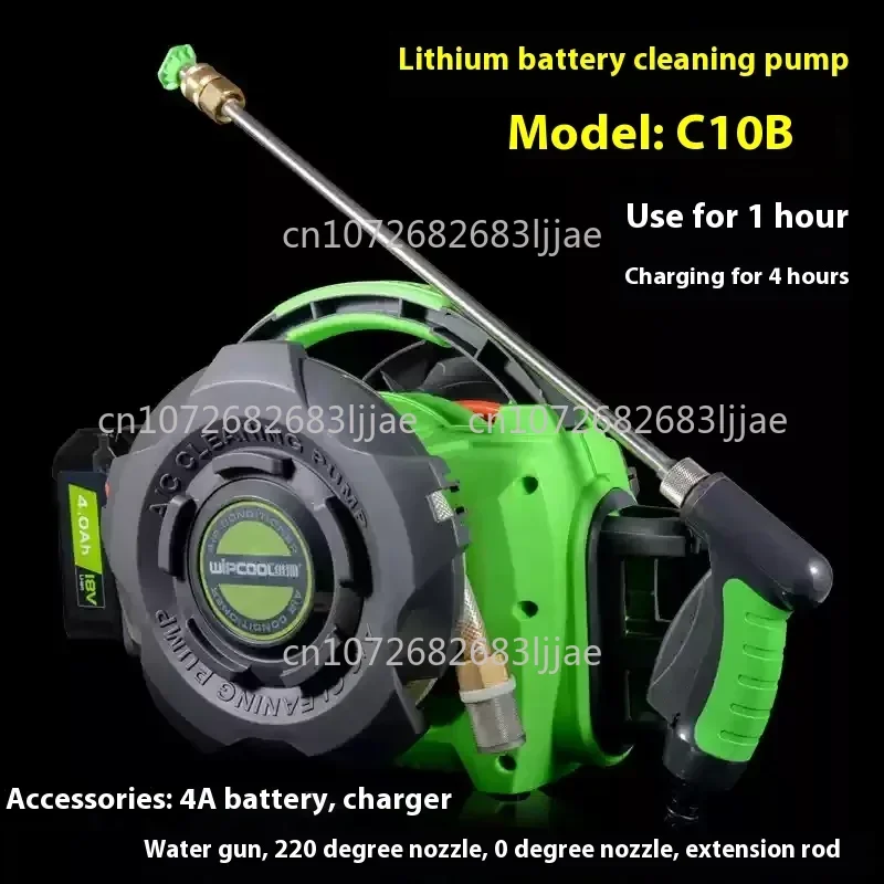 Hot Sales Air Conditioner Cleaner Pump C10B, Lithium Battery Portable Cleaner For Home & External AC Unit Cleaning