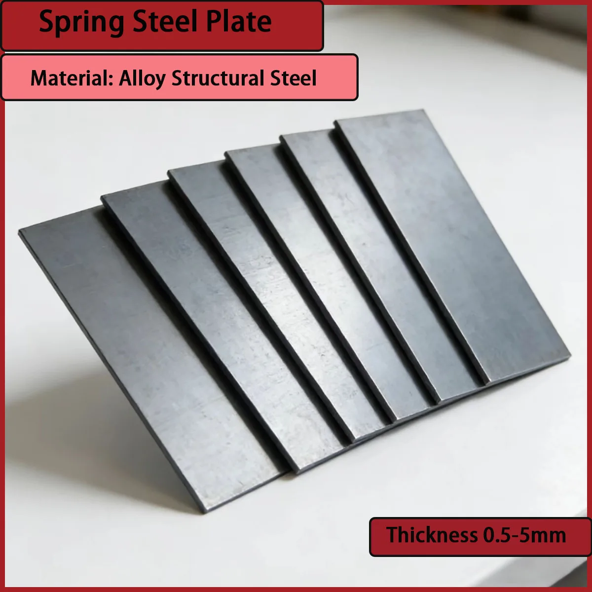 0.5-5mm thick spring steel plate is used for automotive suspension, engineering machinery shock absorption, etc