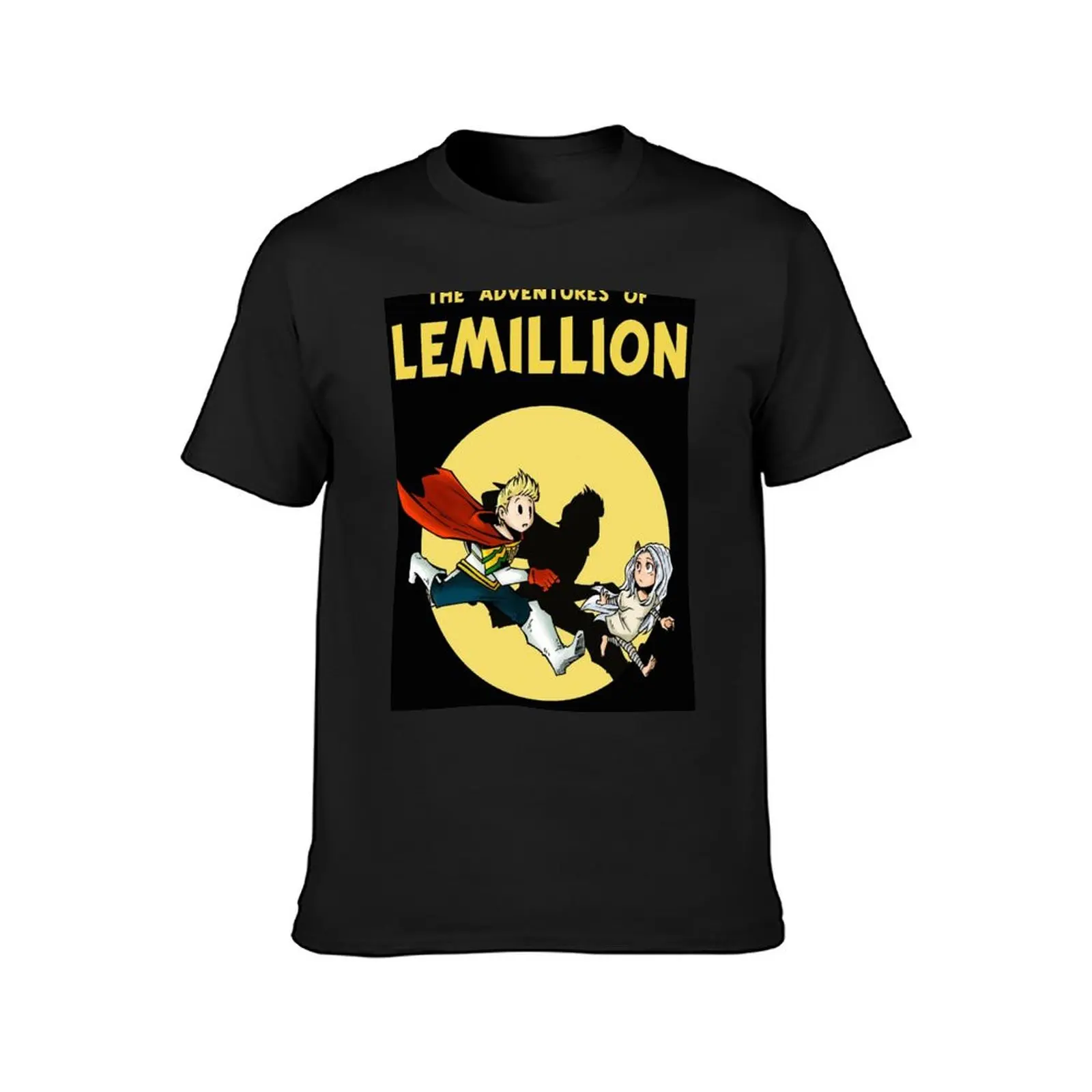 Adventures of LeMillion T-Shirt blacks kawaii clothes cute tops customizeds Short sleeve tee men