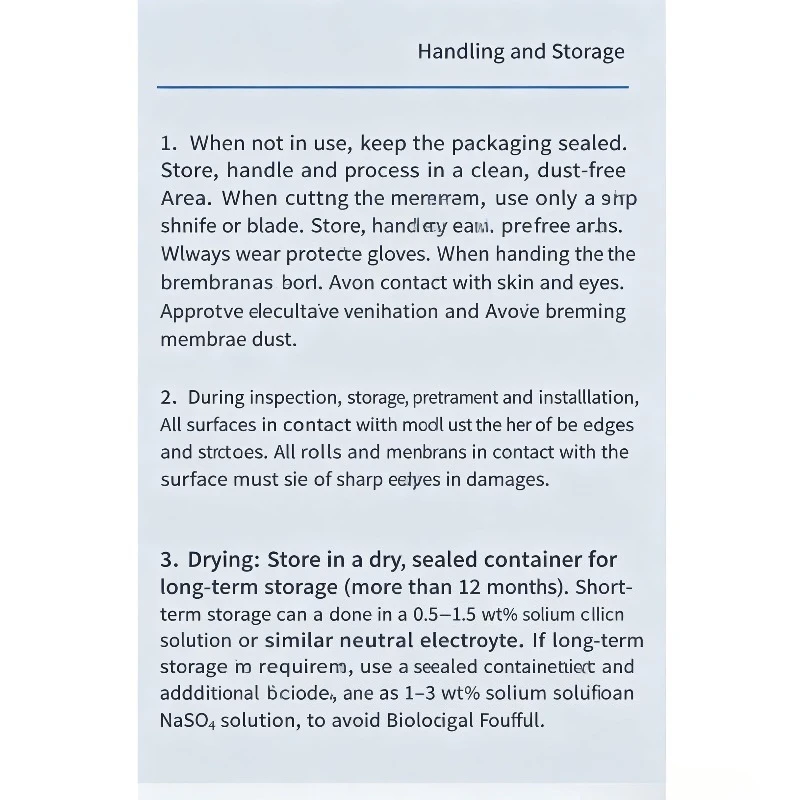 FAA‑3‑30 Anion Exchange Membrane AEM, For Organic Redox Flow Battery, Alkaline Electrolysis Application