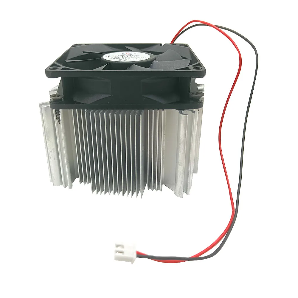 2PCS Aluminum Radiator Cooling 90X20 90X30 90X40 90X50 12V Fan 20W 50W 100W Suitable for High-Power LED Chips and Beads