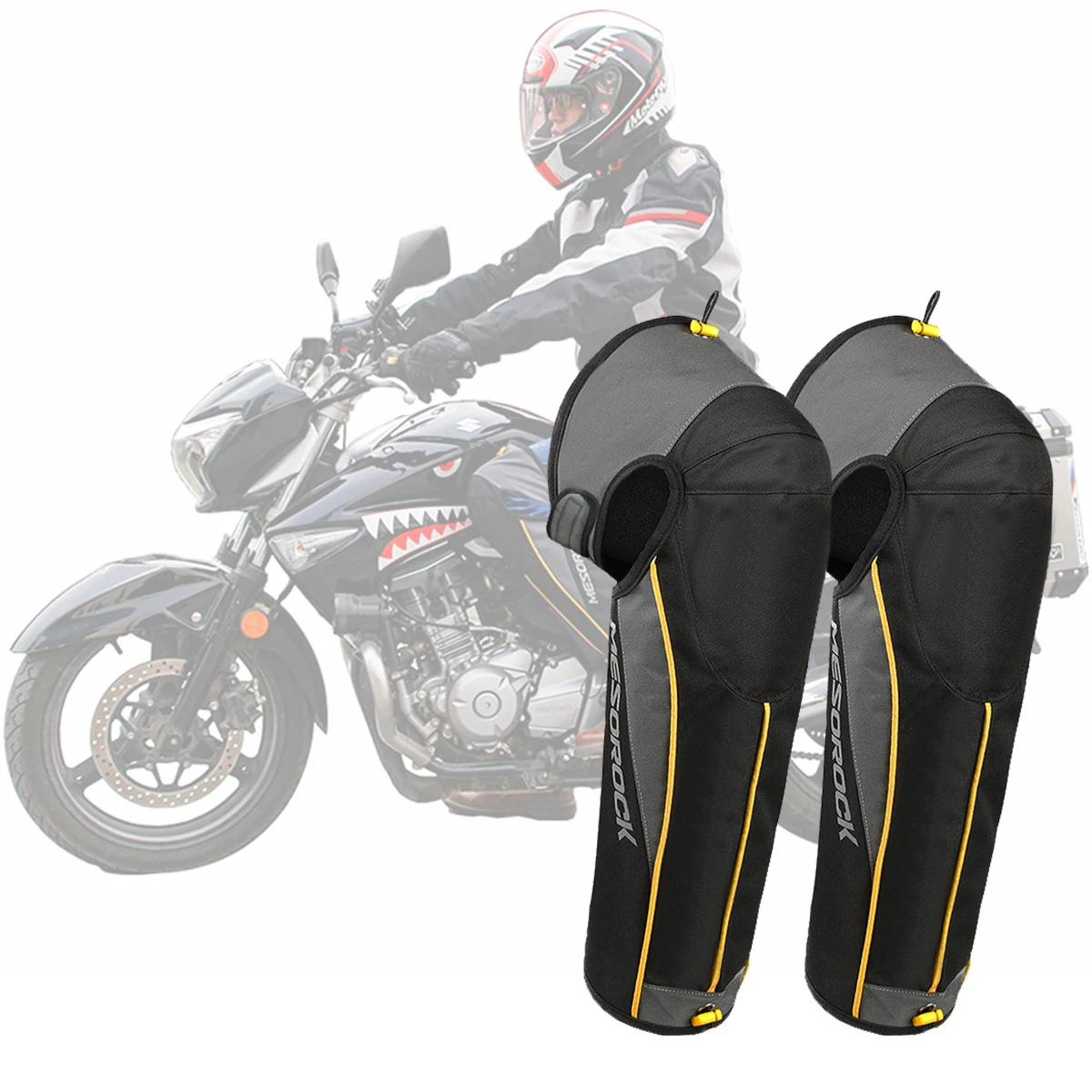 

Универсальные наколенники для электромобилей на мотоцикле, защитное снаряжение для верховой езды, осенние и зимние защитные наколенники для верховой езды на ветру