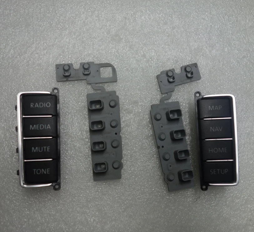 1 SET VOLKSWAGEN CD PLAYER PANEL PLASTIC BUTTONS FOR VOLKSWAGEN VW RNS510 SAT NAV NAVIGATION AUDIO SYSTEMS