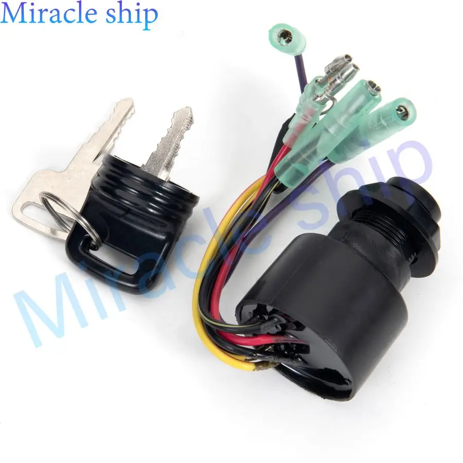 87-17009A5 Boot Zündschlüssel Schalter Für Mercury Boot Motor 3 Pos Kunststoff + Metall Außenbordmotor Boot Zubehör 87-17009A5 – Detail 2