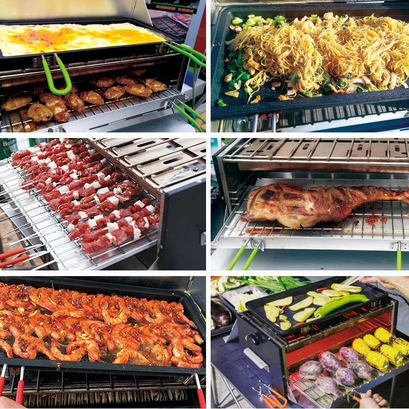 Professional Manufacturer's Aluminium BBQ Oven Smokeless Burning/Baking Box Low Price Camping Gas Stove Butane Propane Liquefied